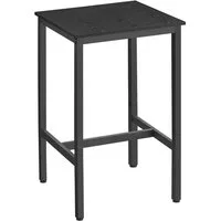 VASAGLE Bartisch Küchentisch, Stehtisch, 60 x 60 x 92 cm