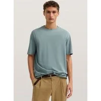 bugatti T-Shirt Basic aus Baumwolle Modern Fit Rundhals