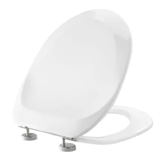 Pressalit WC-Sitz 896011-DB4999 weiß polygiene, mit Deckel, Standard, Spezialscharnier DB4, Edelstahl
