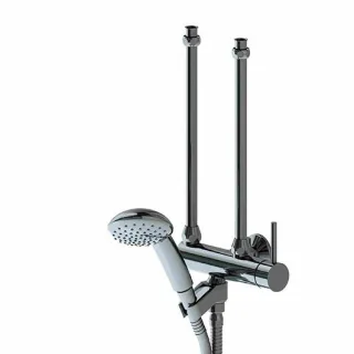 KWC Hebelmischer Dusche Niederdruck, für Warmwasserbereiter, chromeline,114.86 Z 286 114.86 Z 286