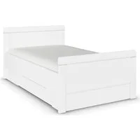 rauch Stauraumbett Bett Einzelbett Stollenbett Bettkästen EVELYN, in Komforthöhe mit Holzkopfteil sowie Schubladen MADE IN GERMANY
