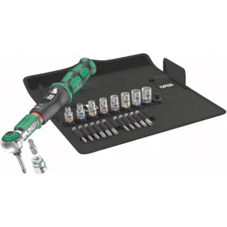 Wera Drehmomentschlüssel-Garnitur 4013288223043 23-teilig 2-12Nm 1/4" Bitaufnahme