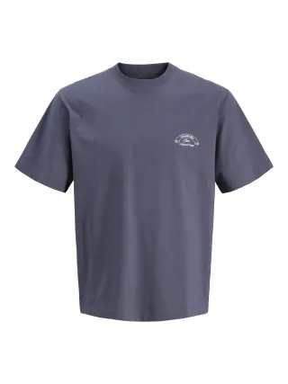 JACK&JONES - JORMONTAUK PHOTO BACK TEE SS CN JNR Odyssey Gray - Gr. - 176