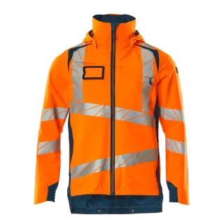 MASCOT Herren Hard Shell Jacke ACCELERATE SAFE Hi-vis Orange / Dunkelpetroleum 5XL - 19001-449-1444-5XL