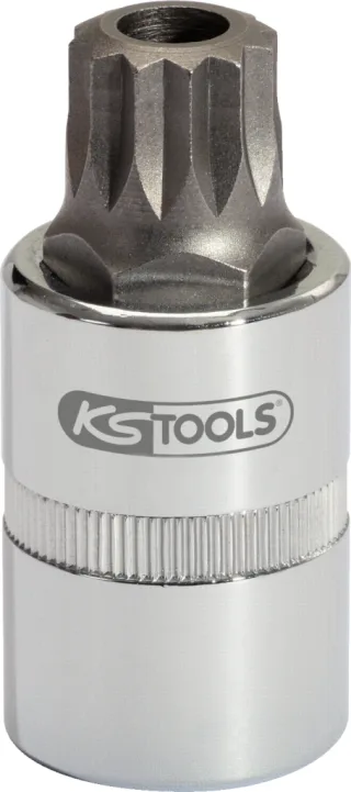 KS Tools 1/2" Öldienst-Bit-Stecknuss Vielzahn, M16 - 150.9364