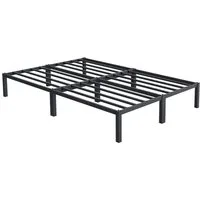 ML-DESIGN Metallbett Bettgestell Bettrahmen Stahlrahmen mit Lattenrost Metallbettrahmen, Doppelbett Paris Doppelbettgestell Gästebett Metall leichte Montage