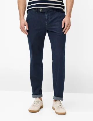 Eurex by Brax Herren Chino Style JIM DARK BLUE, denim blau, Gr. 35U