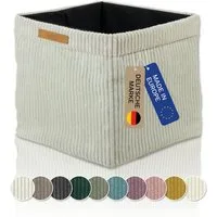 Lycce Regalkorb Kallax Boxen Cord 1 Stk. beige, faltbare Aufbewahrungsbox 33x33x31cm (1 St)