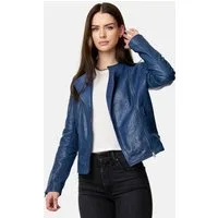 Tazzio Lederjacke F523 moderne & zeitlose Damen Jacke im Biker Look
