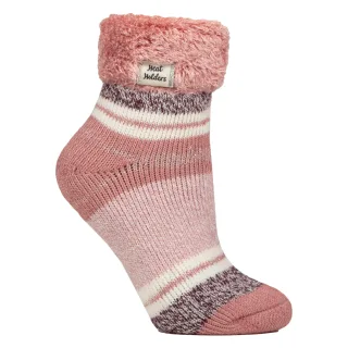 Damen Streifen Lounge Socken mit Lure