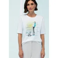 bianca Print-Shirt DINIA mit angesagtem Mode-Print