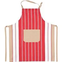 Kracht Kochschürze Landhaus, (Set, 1-tlg., Set), Nackenband und aufgesetzte Tasche ca.70x90cm Baumwolle