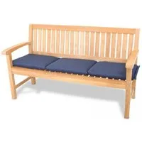 ROG-Gardenline Bankauflage, 3-Sitzer 150 x 45 cm - Blau