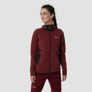 SALEWA - Lavaredo Hemp Kapuzenjacke Damen - Rot (Gr.42)