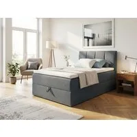 ED EXCITING DESIGN Boxbett "Granada" inkl. Bettkasten und Topper, erhältlich in den Größen 120x200cm, 160x200cm & 180x200cm
