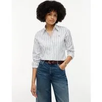 Tommy Hilfiger Hemdbluse SUMMER POPLIN REGULAR SHIRT Baumwolle, regular fit, auch in großen Größen