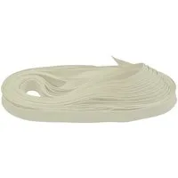 maDDma Gummiband Badegummi 4m Gummiband für Badeanzug Bikinis Badehosen Flachgummi, weißgrau