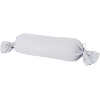 H.G. Hahn Haustextilien Kissenbezug Mako Kissenbezug Feinjersey für Nackenrolle 15 x
