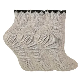 3 Paar Damen Kurze Socken aus Alpaka-Wolle mit Feuchtigkeitsableitung