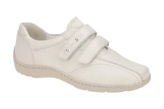 Waldl?ufer 496301 HENNI Damen Slipper Grau-Platin Extra Weit Bequeme Halbschuhe