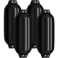 COSTWAY Motorboot, (4-St), Bootsfender, aus PVC, für Rammschutz 58x16,5 cm