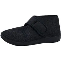 PADERO Herren Klettschuhe Hausschuh weit geschnitten