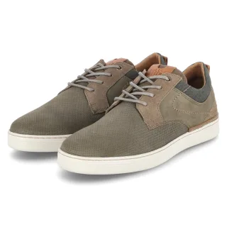 Bullboxer Low Sneaker  Grün - Gr. 41 -  Textil