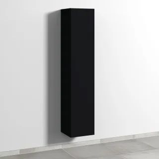 Sanipa 3way Hochschrank mit 1 Tür, Schwarz-Matt SF10908