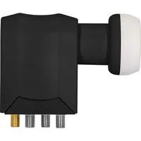 Universal Single Cable Router 4 plus 4 Low Noise Block Converter, LNB schwarz, Retail