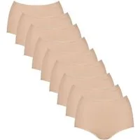 sloggi Maxislip Pure Comfort Maxi (9-St) Frauen High Waist