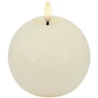 LC Home LED-Kerze Candela Lights LED Kugelkerze Echtwachs fernbedienbar