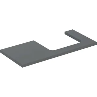 Geberit ONE Waschtisch-Platte, Ausschnitt rechts, für Aufsatzwaschtisch 505324003