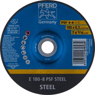 PFERD TOOLS Schruppscheibe E Universallinie PSF STEEL für Stahl - 62017834