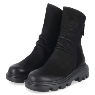 Paul Green Stiefeletten - Gr. 36 - Schwarz - Rauleder