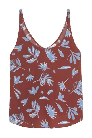 des petits hauts - Top blau/rot - Gr. - 2