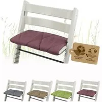 BambiniWelt by Rafael K. Hochstuhlauflage Kissen Juniorkissen Sitzpolster kompatibel mit Stokke Tripp Trapp