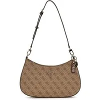 Guess Umhängetasche GUESS Umhängetasche Noelle II Latte Logo/Brown (1, 1-tlg., 1)