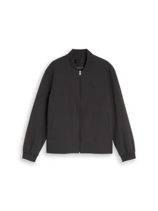 Denim Tom Tailor - Blouson Jacke mit Logo-Stickerei coal mine grey - Gr. - S