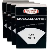 Moccamaster Papierfilter Set 4 Kartons Moccamaster Technivorm Moccamaster 85022 Filter Nr. 4, 4 Stück