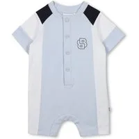 Boss Kidswear Strampler BOSS Kidswear kurzer Strampler in Hellblau für den Sommer