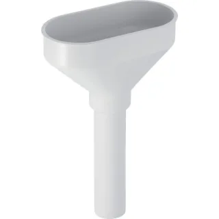 Geberit Trichter oval weiß-alpin d40 , 152378111 152378111