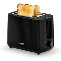 PRINCESS Toaster Princess 142337 Toaster Wave – Stilvolles Design – leistungsstarker un, 2 kurze Schlitze, für 2 Scheiben, 930 W, Wave, 7 Stufen, Krümelschublade, Auftaufunktion, Beig