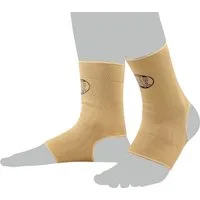BAY-Sports Fußbandage Knöchelbandage Fußgelenkbandage Sprunggelenk Paar Knöchel haut, XL