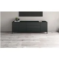 borchardt Möbel Sideboard Sophia, Kommode mit Metallfüßen, 3 Schubkästen, Breite 152 oder 190 cm, 152 oder 190cm, viel Stauraum, grifflos, praktisch, mehrere Größen