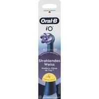 Oral-B iO Strahlendes Weiss 4er, Aufsteckbürste schwarz, Für eine aufhellende Reinigung