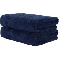 HAMMETEX Saunatuch Hammetex 2er Set extra große Saunatücher, Frottier (Packung, 2-St), 100% Baumwolle – Weich & Saugfähig – Luxuriöse Große Spa-Badetücher