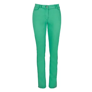 Grüne Tie Dye Long Fitted Pants
