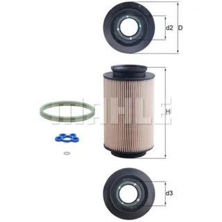 Mahle Kraftstofffilter Audi Seat Skoda VW KX178D