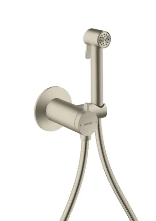 Hansgrohe Bidette Handbr. Axor Bidette Showers f.Mischwasser rund m.Schlauch 1250mm brushed nickel, 29242820
