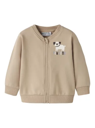 NAME IT - NBMVONNE SWEAT CARDIGAN BOX BRU - Gr. - 80
